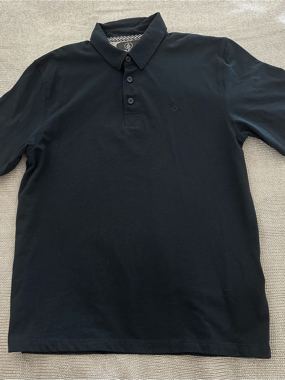 Boys Volcom Black Polo